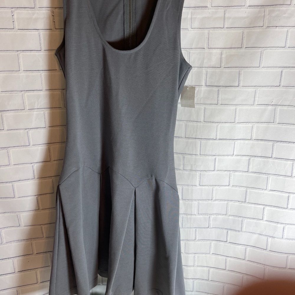 Devlin X Nordstrom Grey Drop Pleated‎ Dress…